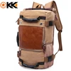 KAKA Vintage Canvas Travel Backpack Men Women Large Capacity Luggage Shoulder Bags Backpacks Male Waterproof Backpack bag pack ► Photo 1/6