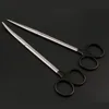 12.5 15 16 18cm black handle round head scissors fine blunt straight straight scissors 2