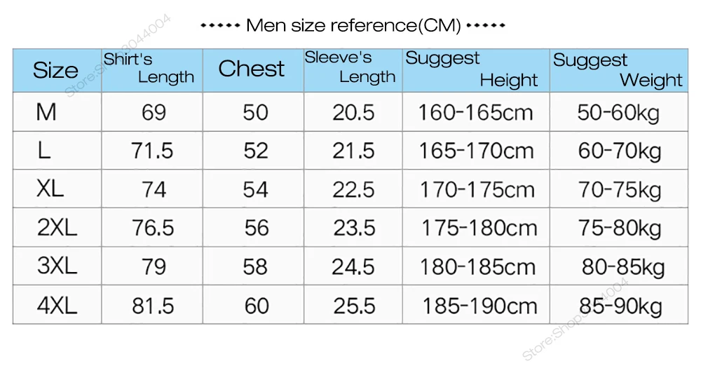 Men size