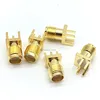 10pcs 1.6mm SMA Female Jack Solder Nut Edge PCB Clip Straight Mount Gold Plated RF Connector Receptacle ► Photo 2/5