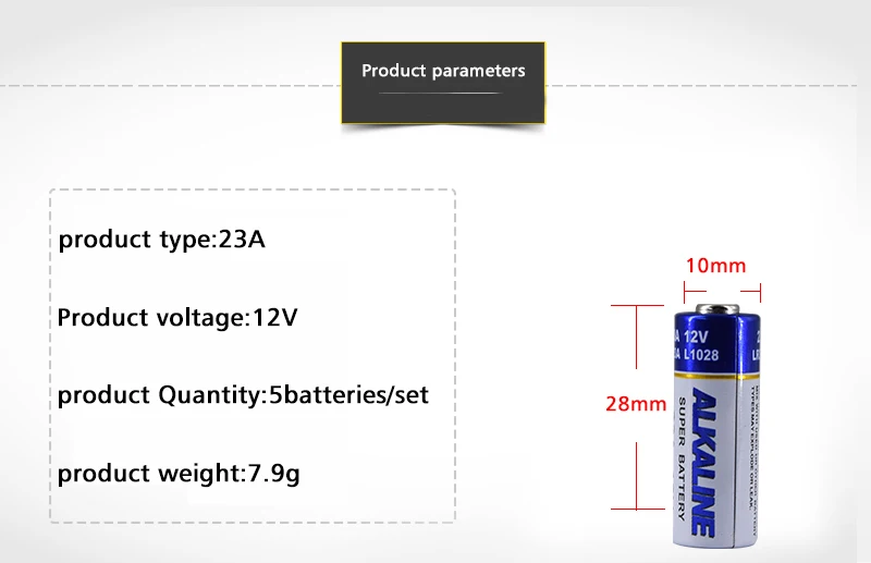 PALO 5 шт./лот маленький Батарея 23A 12V 21/23 A23 E23A MN21 MS21 V23GA L1028 Щелочная сухая Батарея