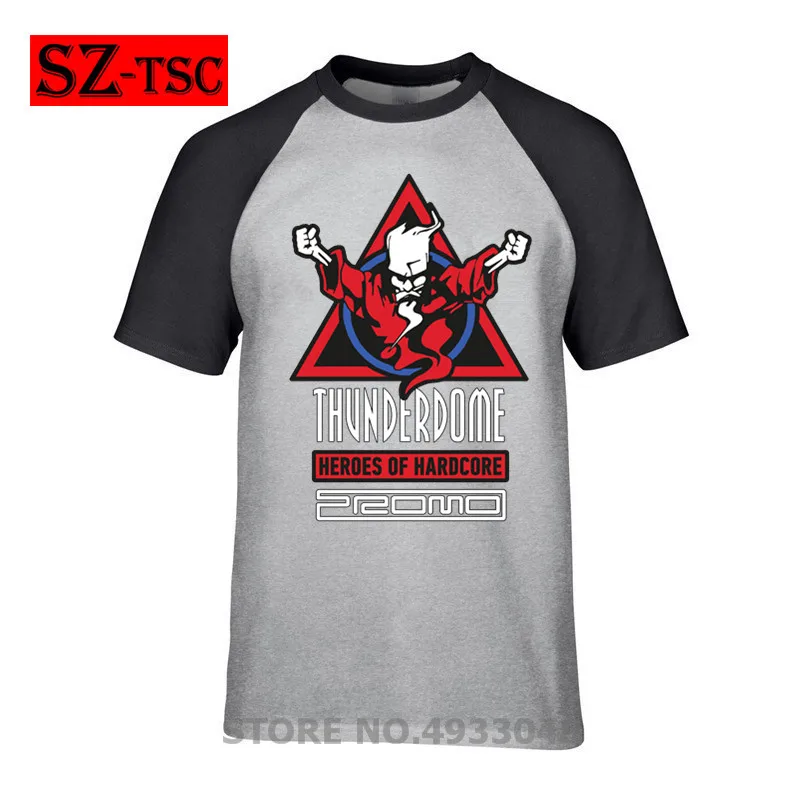 

2019 New Arrivals Fashion thunderdome hardcore T shirt Men Women Design Tops customize Printed Short Sleeve Cotton Tees #1977