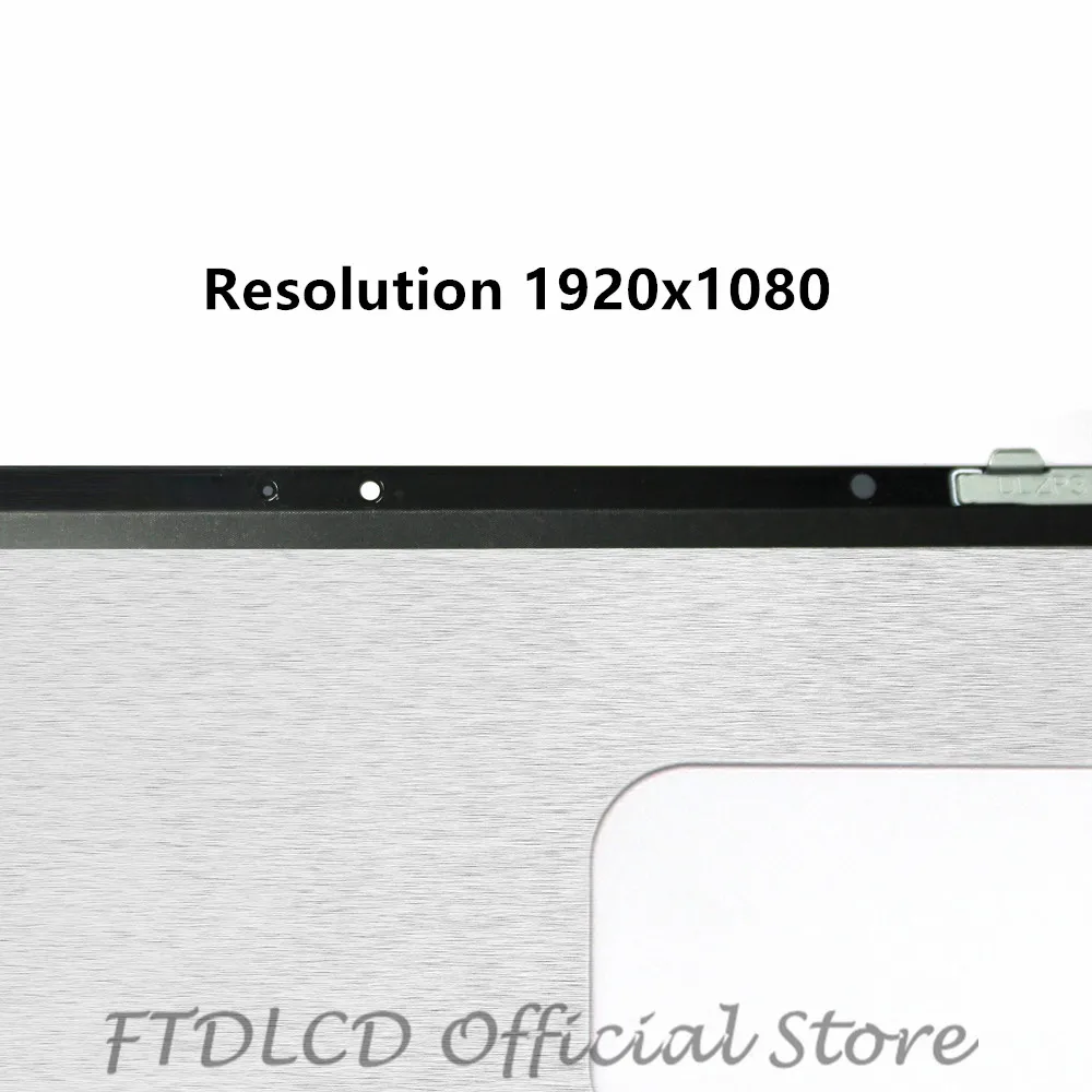 FTD lcd 13,3 ''светодиодный lcd кодирующий преобразователь сенсорного экрана в сборе+ рамка B133ZAN02.3 LP133UD1. SPA1 для lenovo Yoga 730-13IKB 81CT 81ct007рус