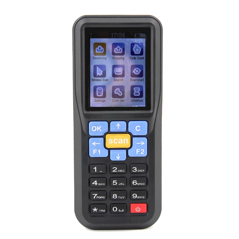 اللاسلكية البسيطة البيانات جامع يده الباركود ماسح ليزر الباركود قارئ ل POS محطة المخزون RD-C6