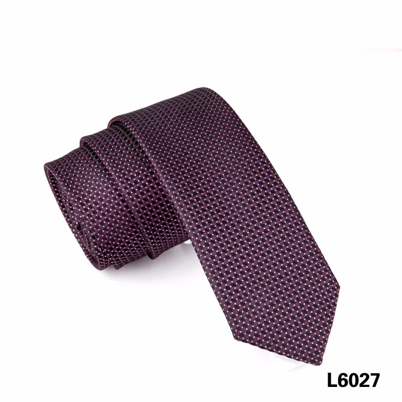 Новое поступление джентльменские модные тонкие свадебные галстуки для мужчин повседневные Узкие галстуки 6 см брендовые свадебные галстуки с подарочной коробкой