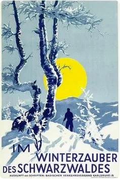 Winterzauber лыжники Сумерки Швейцарский Лыжный спорт Туризм Путешествия