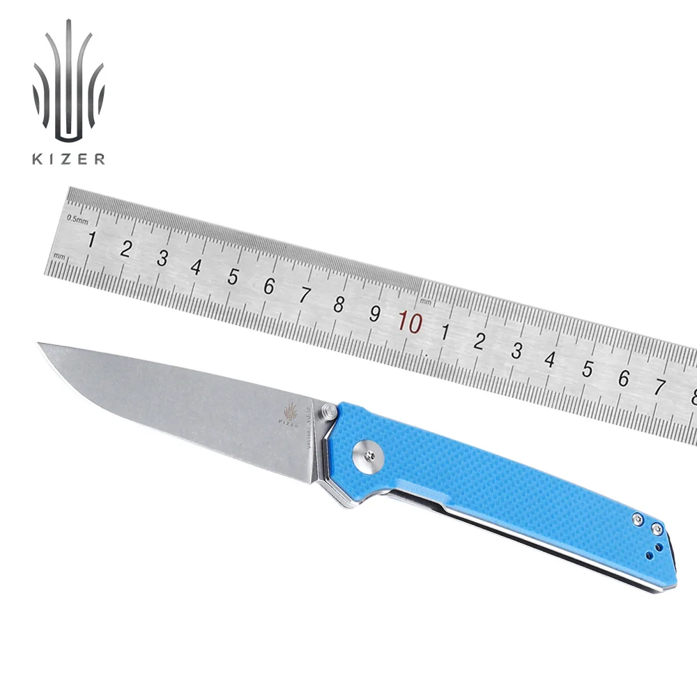 

Kizer camping knife Domin V4516A3 2018 new knives hunting knife survival high quality outdoor bushcraft tools