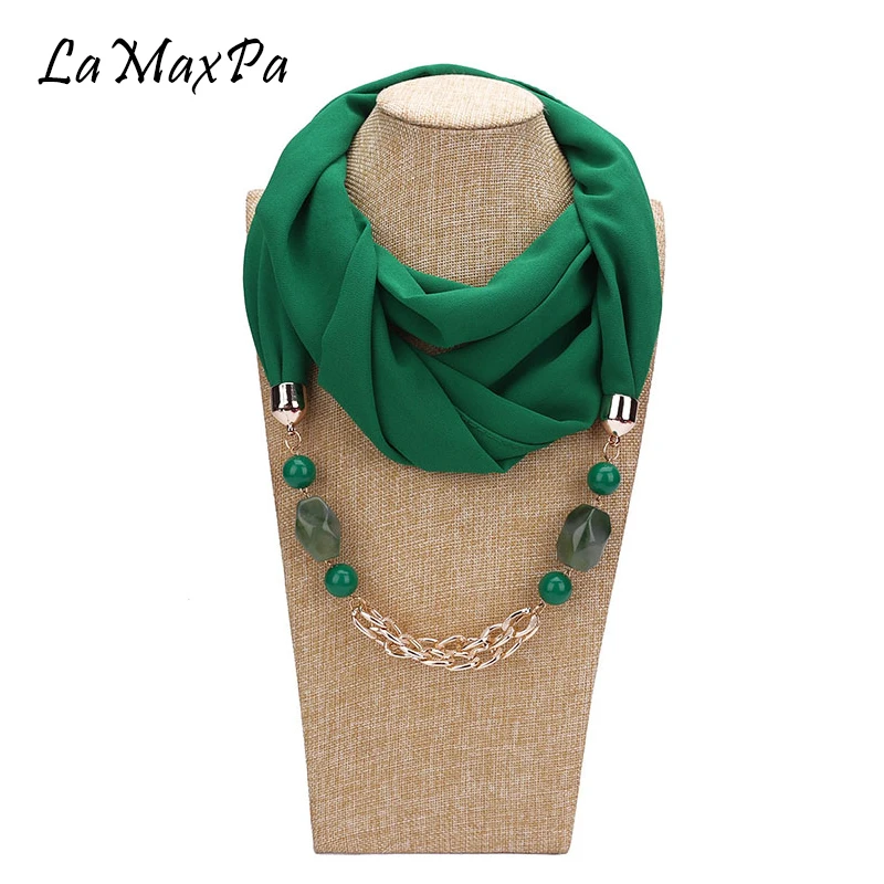 LaMaxPa дизайн кулон шарф для женщин аксессуары хиджаб Femme Элегантные Подвески Шарф EP Смола Сплав кулон шарф для девочки
