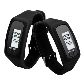 

Long-life battery Multifunction 6 Colors Digital LCD Pedometer Run Step Calorie Walking Distance Counter Smart Sports Bracelet