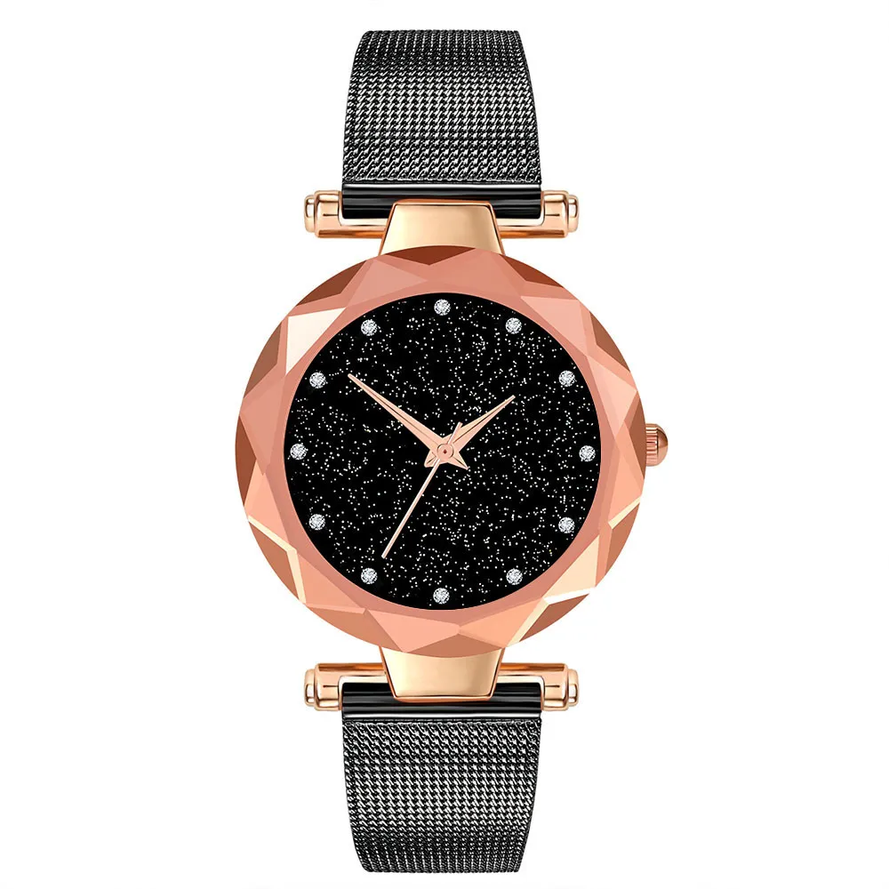 

Fashion Woman Design Stainless Steel Mesh belt Analog Alloy Quartz Wrist Watch