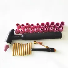 Аргон сварки TIG факел с водяным охлаждением TIG тела факелы горелки wp12 цанговый Керамика сопла