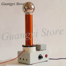 Демонстрация высокочастотной беспроводной передачи переменного тока принцип катушки Tesla Spark зазор Lightning Simulator