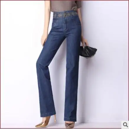 Size 28/38 Female Jeans Spring Autumn High Waist Jeans