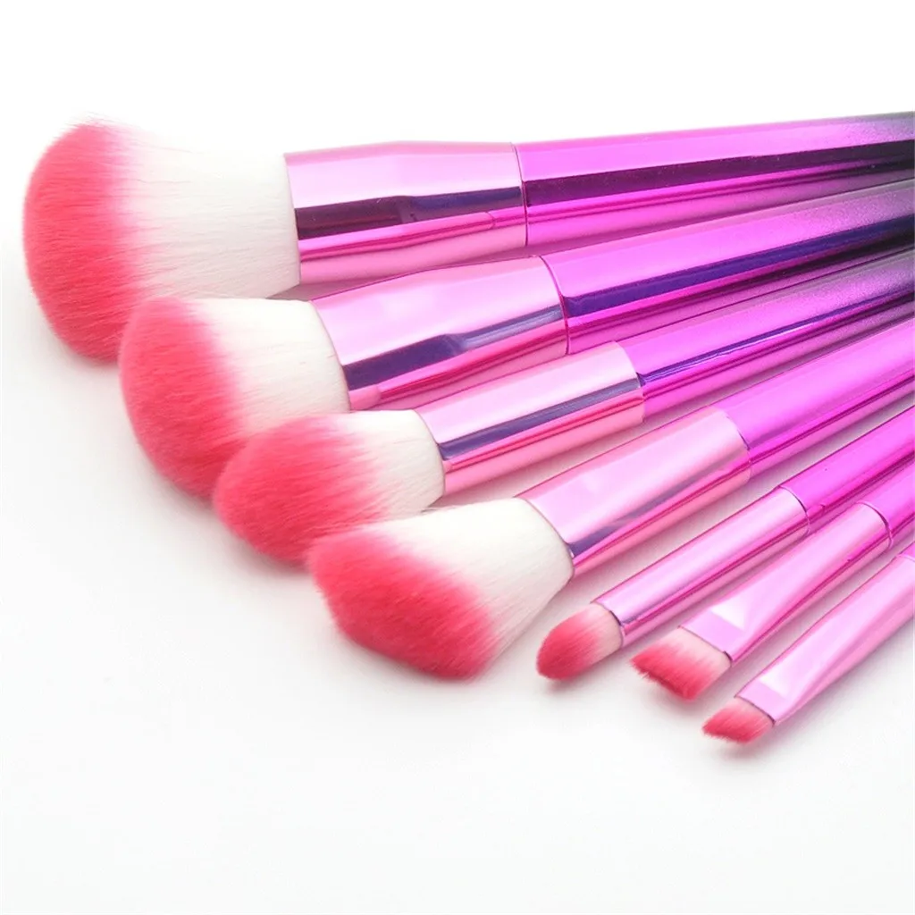 New Makeup Brushes 7PCS Top Makeup Brushes Tool Set Cosmetic Eye Shadow Foundation Beauty Make Up Brush Sets Tools 1228