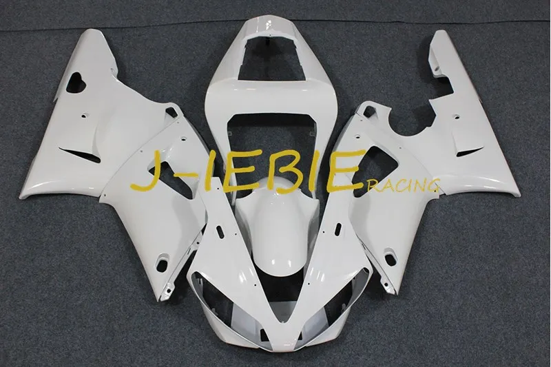 

White Injection Fairing Body Work Frame Kit for Yamaha YZF 1000 R1 2000 2001