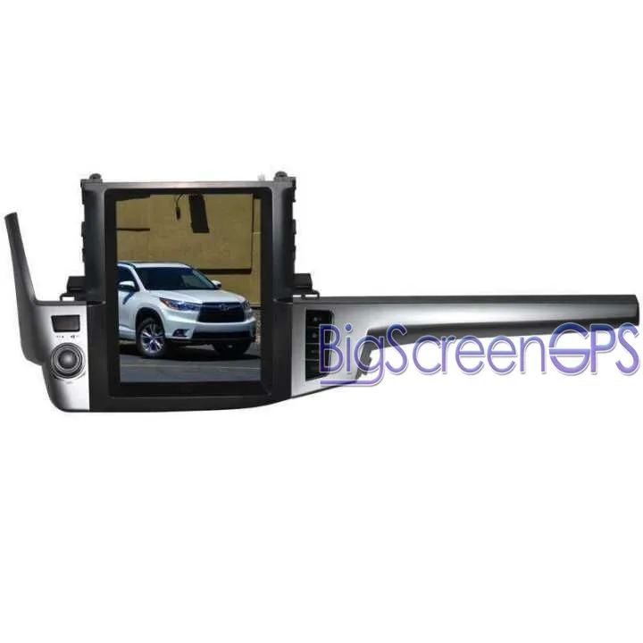 Flash Deal Android6.0 Tesla style 12.1 inch Car No DVD Player GPS Navigation For Toyota Highlander 2014-2018 radio stereo multimedia 2