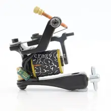 Горячая Ручная сборка Литая железная для татуировок машина для вкладышей и шейдеров катушка тату машина 10 обмоток рулонов тату пистолет