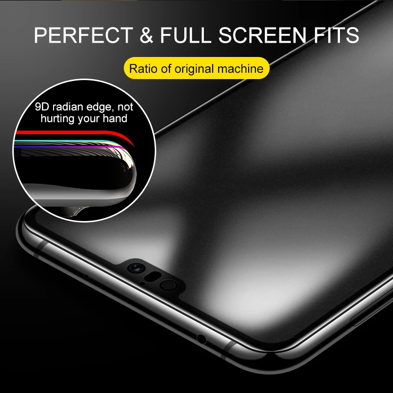 Матовое закаленное стекло для Huawei P30 P20 Mate 20 P 30 lite легкий защитный экран с полным