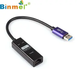 Одежда высшего качества горячей USB 3.0 Gigabit Ethernet RJ45 внешний сетевой карты сетевой адаптер 10/100/1000 Мбит/с Прямая поставка 17oct14