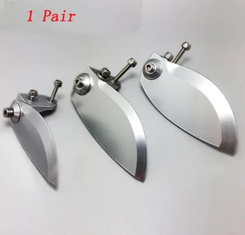 

1PAIR Turn Fins Brushless Electric Ship Hydro-jets Boat Steering Waterjet Aluminum Water Knife for RC Boat DIY Accessories