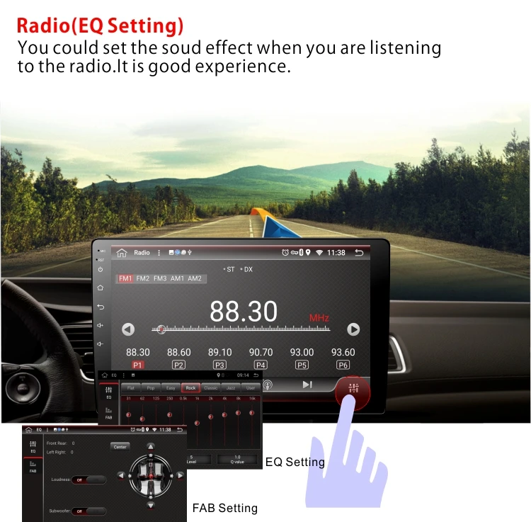 Flash Deal PX6 4+64G Android 9.0 Car Radio Multimedia Video Player Navigation GPS For Hyundai Elantra HD 2017 2018 2019 MP5 WIFI Stereo 9