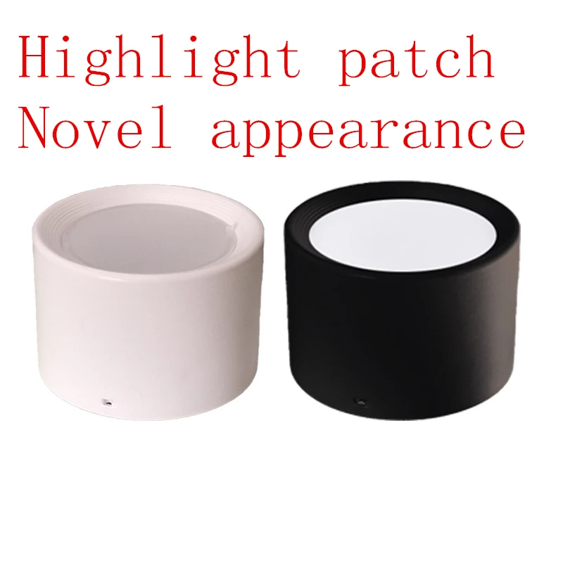 

LED Downlight Surface Mounted Ceiling SMD5730 7W 12W 18W AC85-265V Dimmable lamp Led downlights Ceiling Spot light led driver