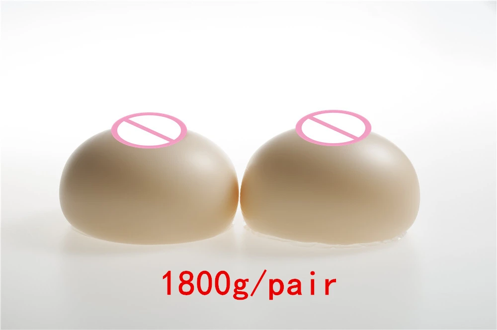 

Fake Boobs Artificial Breast F Cup 1800g/pair Cross Dresser Transgender Cosplay Silicone Breast Forms Enhancer