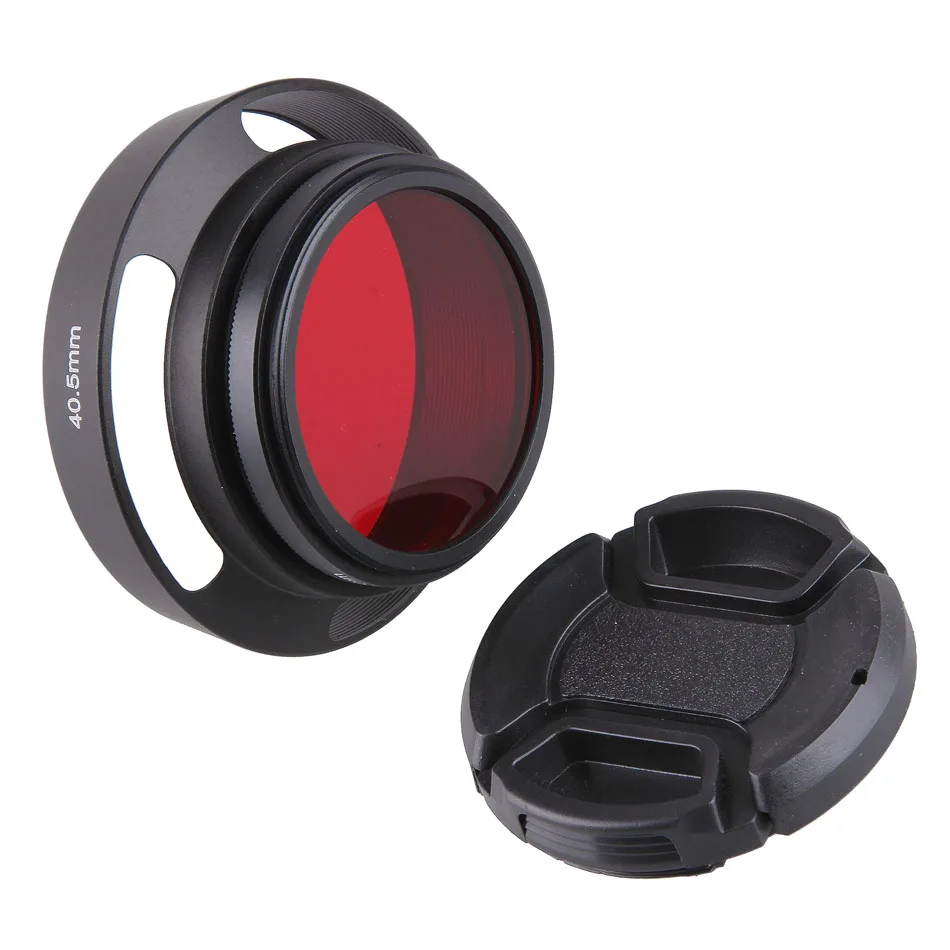 Metal Camera Lens Hood 37/40.5/43/46/49/52/55/58/62/67/72/77mm + Lens