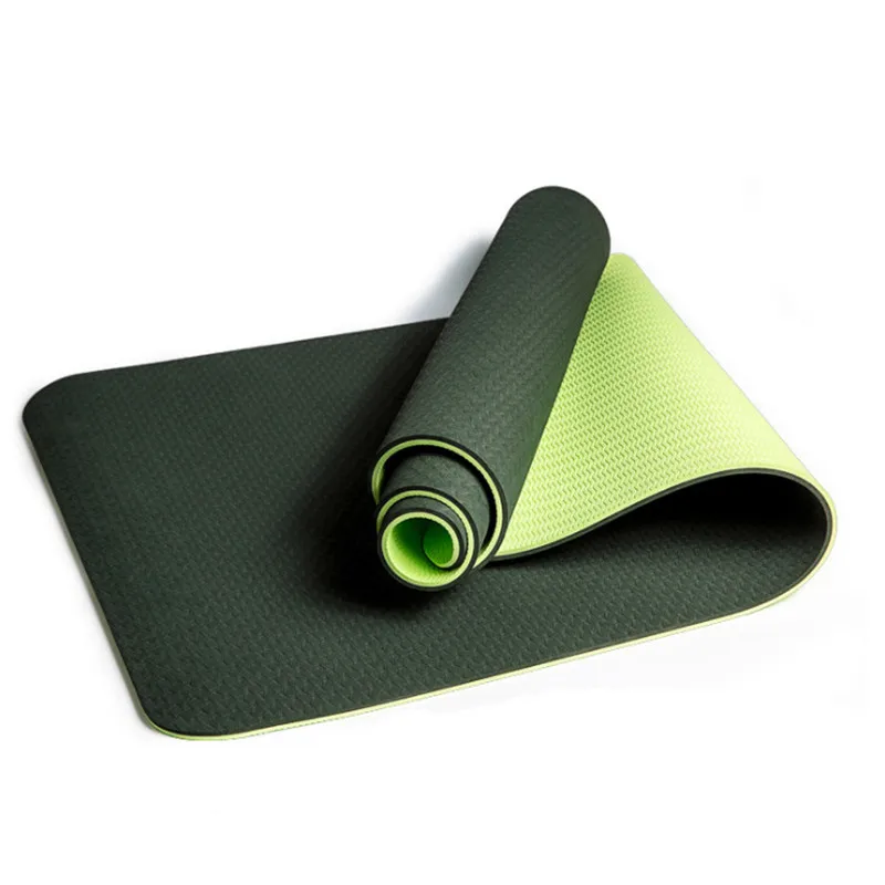 

183*61*6cm Thickess Non-Slip Yoga Mat Sport Gym Soft Pilates Mats Foldable for Body Building Fitness Exercises Equipment