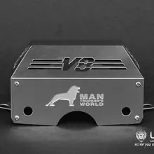 LESU 1/14 RC Tmy MAN седельный тягач модель металлическая коробка передач крышка двигателя TH04752