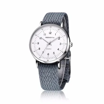 

REBIRTH 2017 NEW Fashion Wrist Watches Men's Watch Casual Business Watch Men Fabric Clock Men relogio masculino reloj hombre