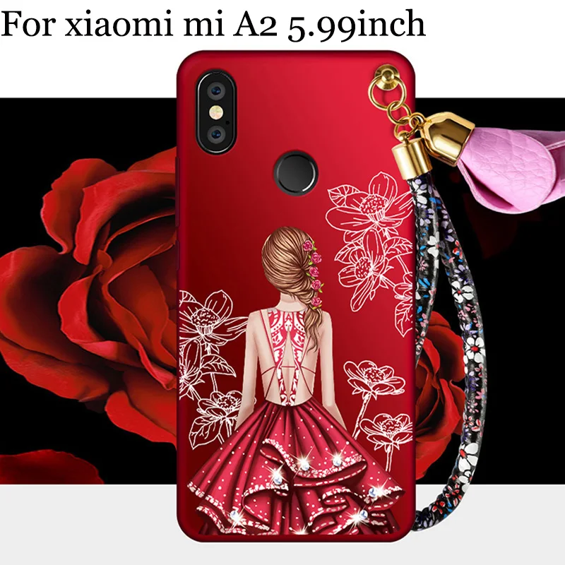 2PCS Phone cases For Xiaomi mi A2 case pretty girls soft back cover miA 2 MiA2 shell xiao A 5.99&quot | Мобильные телефоны и