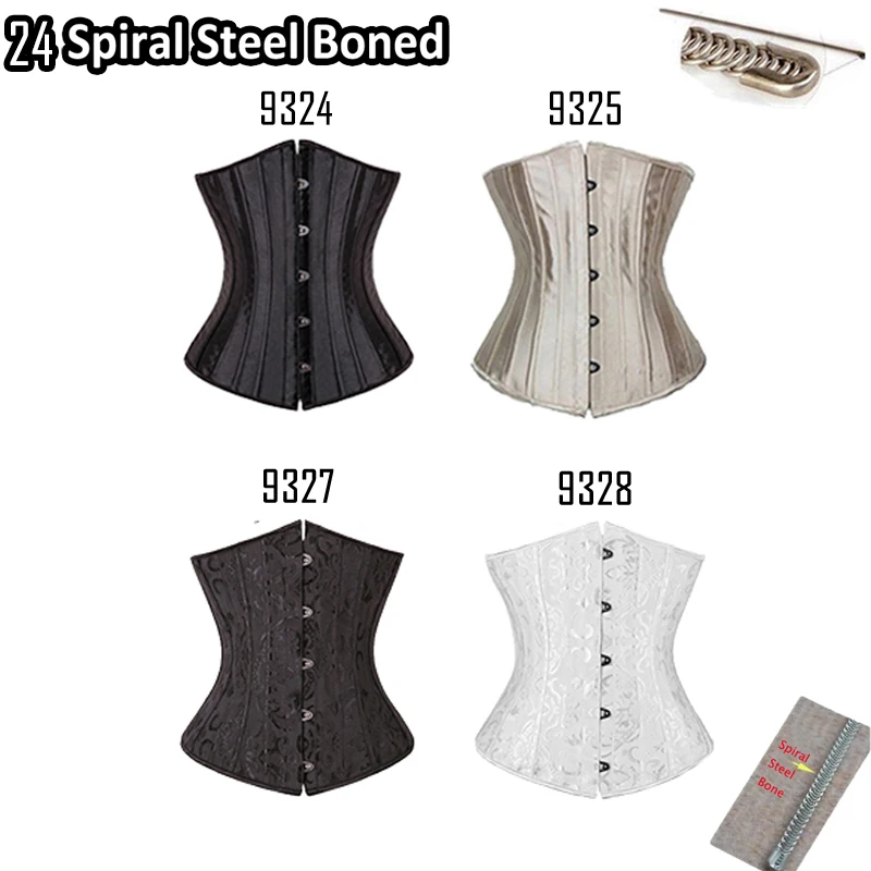 Steampunk Corset Women Plus Size 26 steel boned Sexy Gothic Bustier Waist Cincher Belt Underbust Lace Top Tummy Slimming Sheath Steampunk Corset Women Plus Size 26 steel boned Sexy Gothic Bustier Waist Cincher Belt Underbust Lace Top Tummy Slimming Sheath