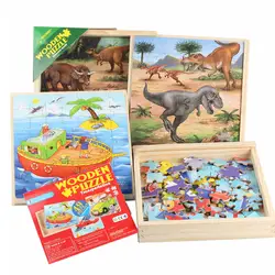 Кэндис Го деревянная игрушка деревянная коробка головоломки dinosaur world транспорт для девочек дома 49 шт головоломка 3 шаблон детский подарок