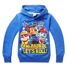 Paw Sweatshirts hoodies girls boys clothing More color kids clothes cartoon dog tops casual style 1 pcs