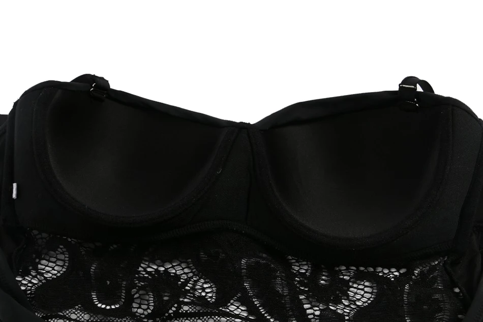 Горячая Распродажа, сексуальный купальник с высоким вырезом, сдельный Купальник для женщин, плюс размер, цельный черный кружевной пляжный купальник, бразильский Монокини