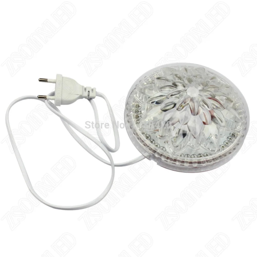 

8W 48leds Crystal Magic Ball RGB Led stage Laser lighting Disco show party DJ 220V 110V Wall mounted recessed Rotating
