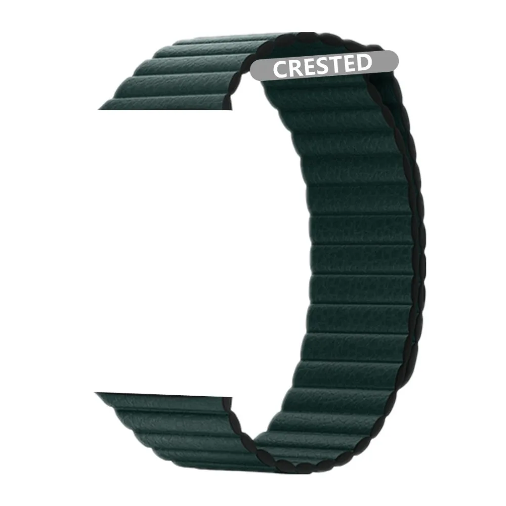 Najtaniej Pasek z prawdziwej skóry dla pasek do apple watch 4 3 2 1 42mm 38m m apple watch 4 44mm akcesoria magnetyczne zamknięcie correa bransoletka