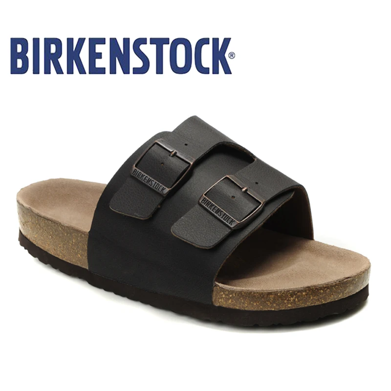 

2018 Original Birkenstock Slippers Women Summer On Beach Slides Sandals Party Shoes Women Unisex Shoes Modis 806 Slipper