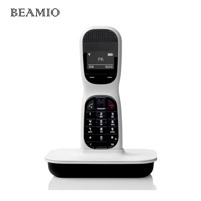 

English 2.4Ghz Digital Cordless Phone With Handfree 1.45 Inch Screen Wireless Home Cordless Fixed Telephone For Office White