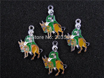 

AE540 Mix Color 20Pcs Alloy Metal Enamel Avanti Charms Pendants 33x25mm
