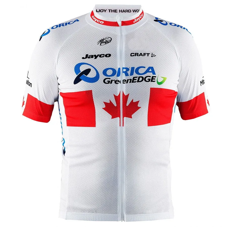 ROPA CICLISMO 2015 ORICA PRO TEAM CANADIAN CHAMPION ONLY TOP SHORT