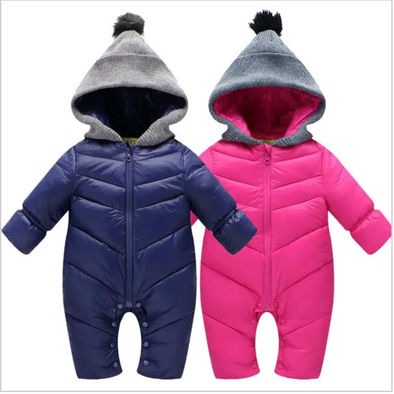 2016 High Quality Baby Rompers Winter baby girl Boys crawling clothes