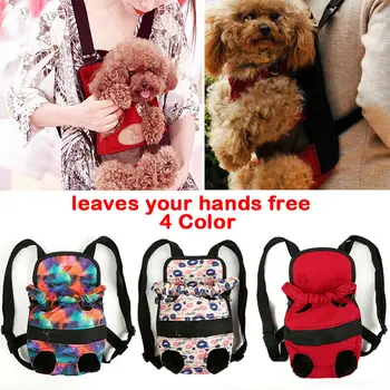 

Portable Pet Dog Backpack Carrier Puppy Pouch Adjustable Pet Front Bag Security Bag Outdoor Travel Bag Legs Out