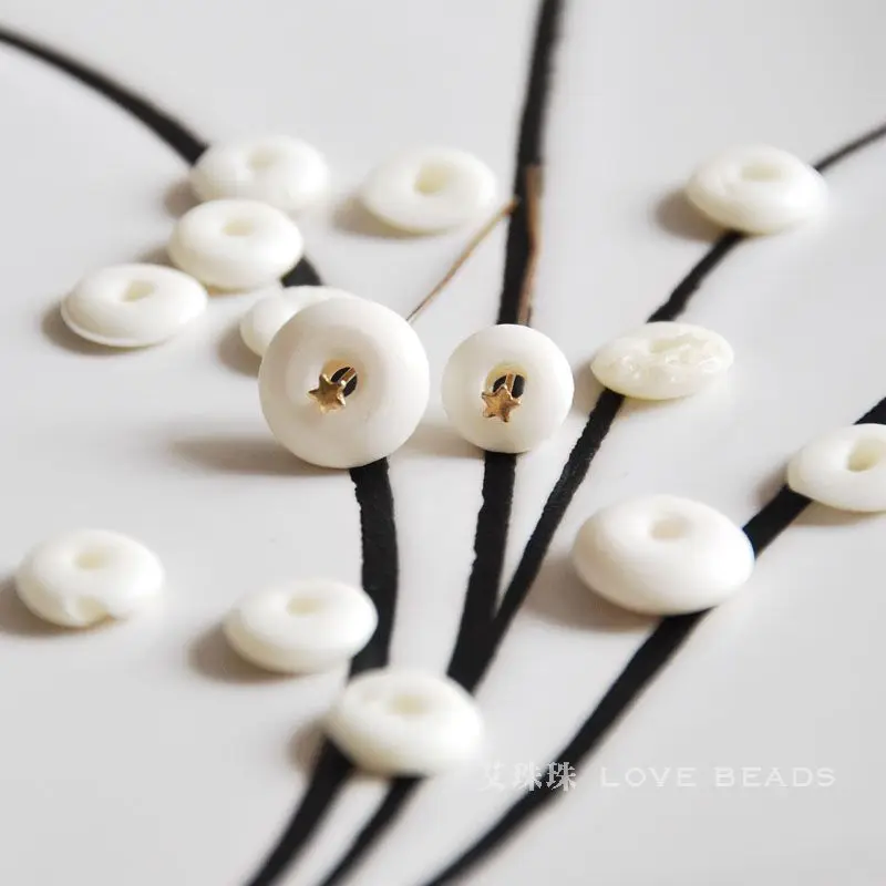 

wholesale 10 pcs/lot natural white ox bone disc rondelle 2x5mm 3x8mm 3x10mm loose beads spacer jewelry making DIY for women