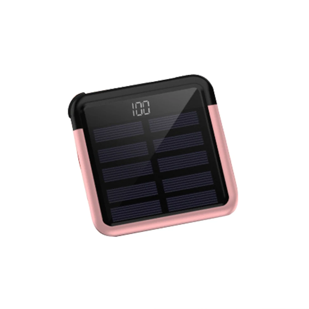 Солнечный мини банк питания 5000 mAh супер тонкий полимерный Мобильный/адаптер/солнечный бланкинг/портативный источник/мобильный источник питания