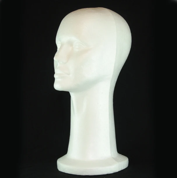 Female Styrofoam Foam Head Stand Mannequins Display Wig hair Glasses