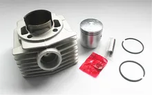 Motorcycle Cylinder Kit for MBK 47 mbk47 Booster Big Bore 47mm Cylinder kit with Piston 13mm PIN 2 ring Piston kit athena 072900 47mm diameter aluminum 70cc sport cylinder kit