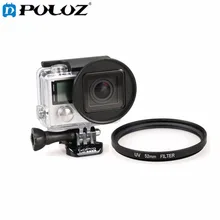 For Go Pro Accessories 52mm Round Circle UV Lens Filter for GoPro HERO4 HERO3+ HERO 4 / 3+ For Go Pro Accessories 52mm Round Circle UV Lens Filter for GoPro HERO4 HERO3+ HERO 4 / 3+