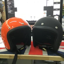 Casco del motociclo Del Giappone di Marca TT & CO Thompson In Fibra di Vetro casco moto D’epoca Harley casco moto senza lente Visiera